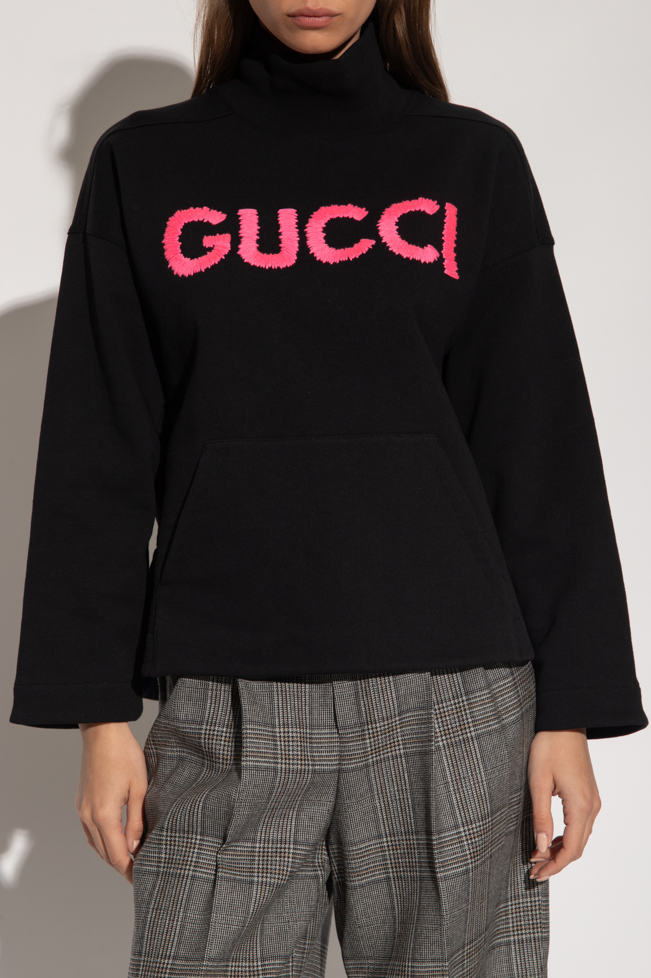 Gucci Sweatshirt with standing collar Women s Clothing Vitkac